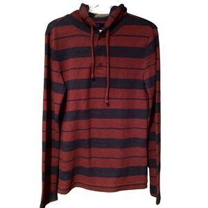 Aeropostale Ling Sleeve Thermal Hooded Henley Size Small